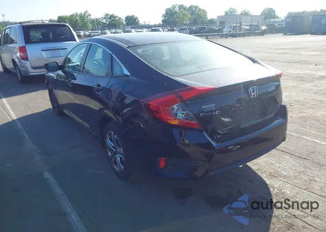 2018 Honda Civic Lx из США, поврежденный, VIN 19XFC2F57JE013384